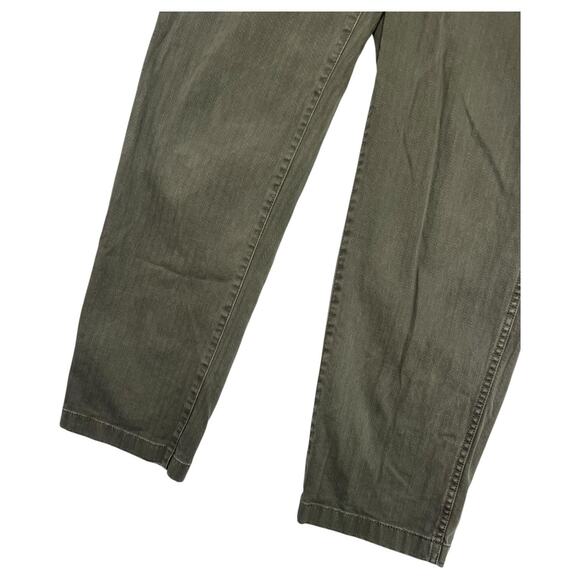 Madewell Pants Womens 28 Green High Rise Straight Utility Pocket Casual Stretch - Picture 7 of 13